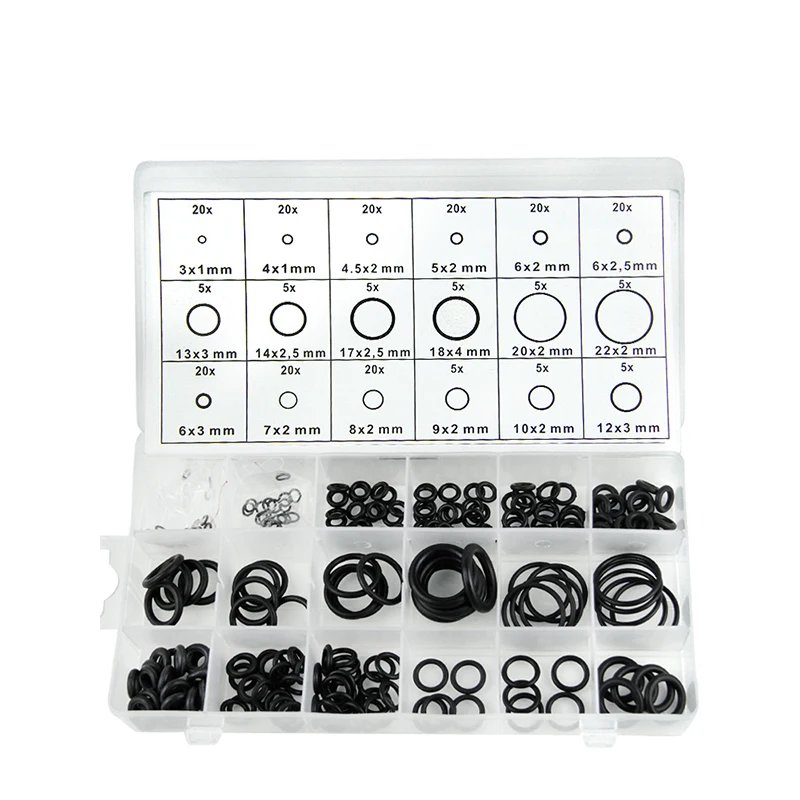 225PCS Circlip Set External/Internal Retaining E-type Cir clip Lock Snap Retaining Ring Assortment Set holes Shaft Collar Washer