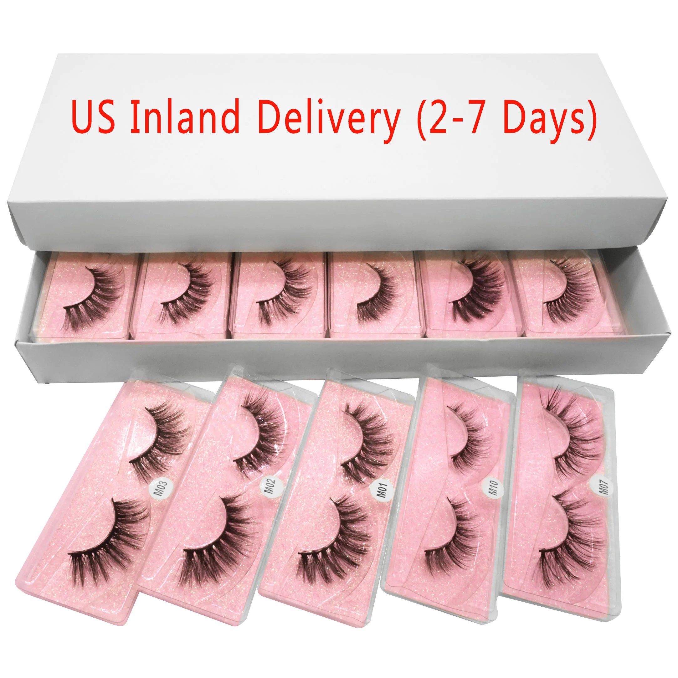 Natural False Eyelashes Wholesale Lashes Natural Long Mink Lashes Wholesale Lash Extension Eyelash Fake Eyelashes nep wimpers