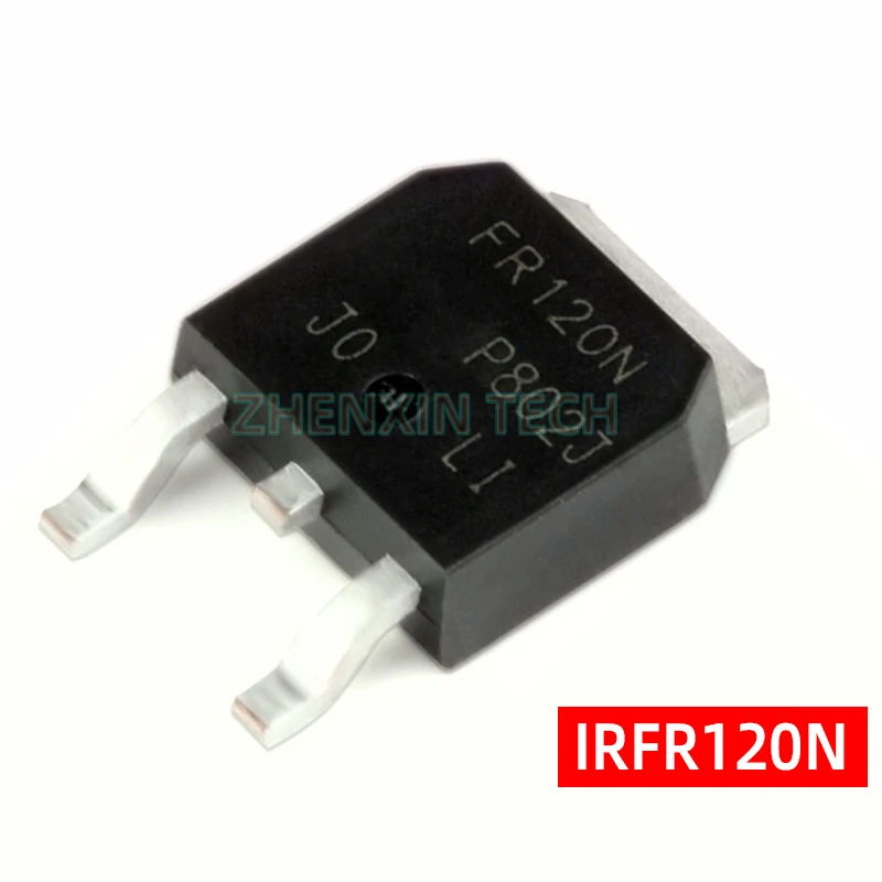 10PCS/Lot IRFR120 TO252 IRFR120N FR120N IRFR120NTRPBF Power MOSFET TO-252