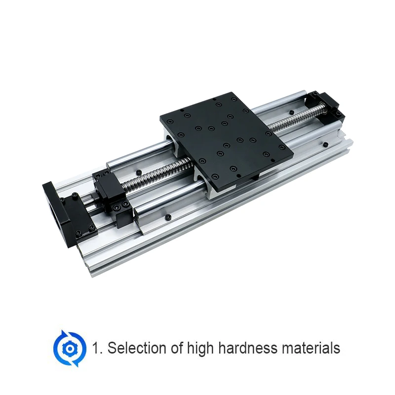 Imagem -02 - Deslize o Módulo Linear Stage para Stepper Motor Bola Parafuso Guia Linear Eixo z Sfu1605 1610 Sbr16 Nema23 Nema34