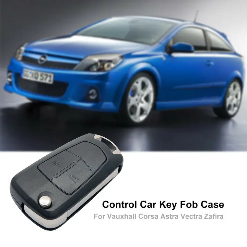 

Car Remote Control Key Fob Shell Case 2 Buttons Car Key Accessories Replacment For Vauxhall Corsa Astra Vectra Zafira
