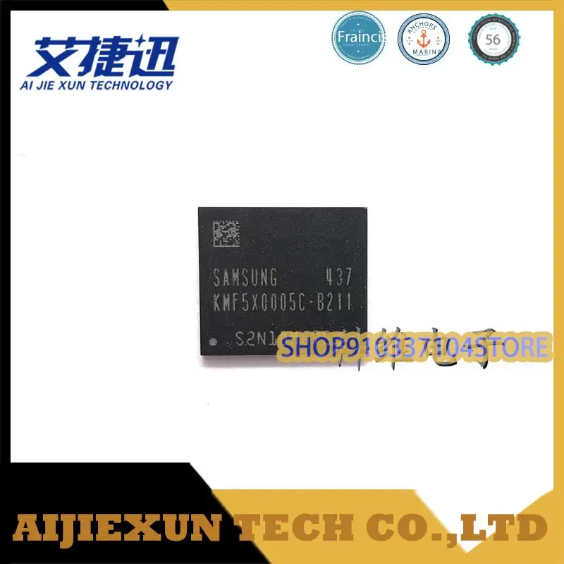 2pcs/lot KMF5X0005C-B211 BGA221 4+512 4G memory IC chips new and origianl