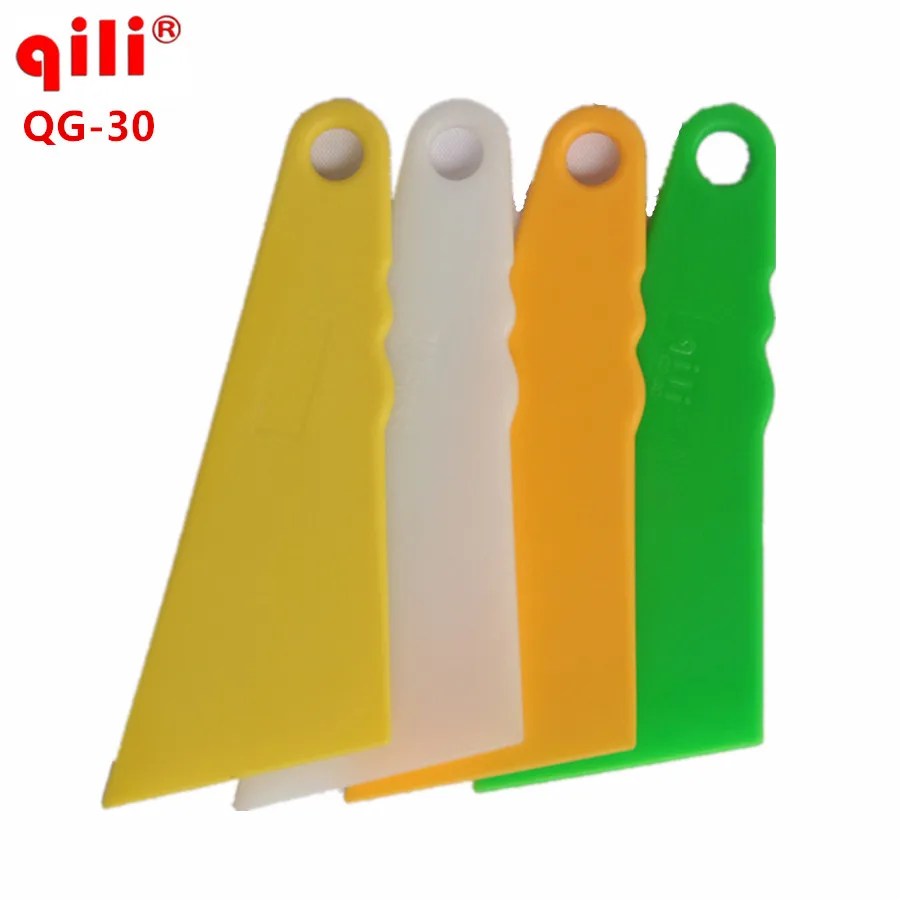 

Qili QG-30 Sharp Head Squeegees 12.5cm*5cm Triangle Tint Scraper Window Film Installation Car Wrapping Squeegee Tool