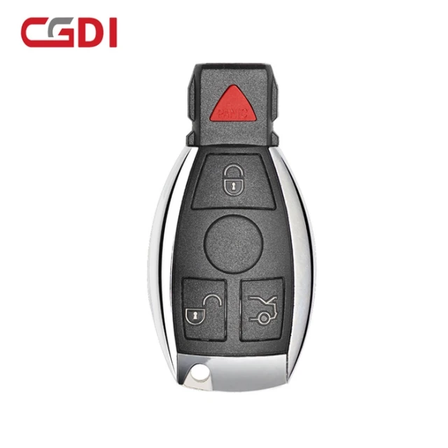 With Logo Original CGDI MB CG BE Key 4 Botton with Panic for All Benz FBS3 315MHZ/433M  Can Change Frequency Automatically