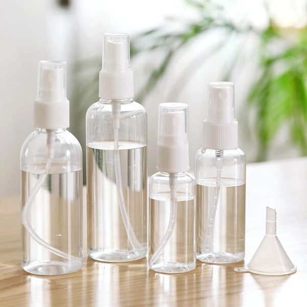 20/30/50/100ml Refillable Bottles Transparent Plastic Perfume Atomizer Mini Empty Spray Bottle Portable Travel Accessories