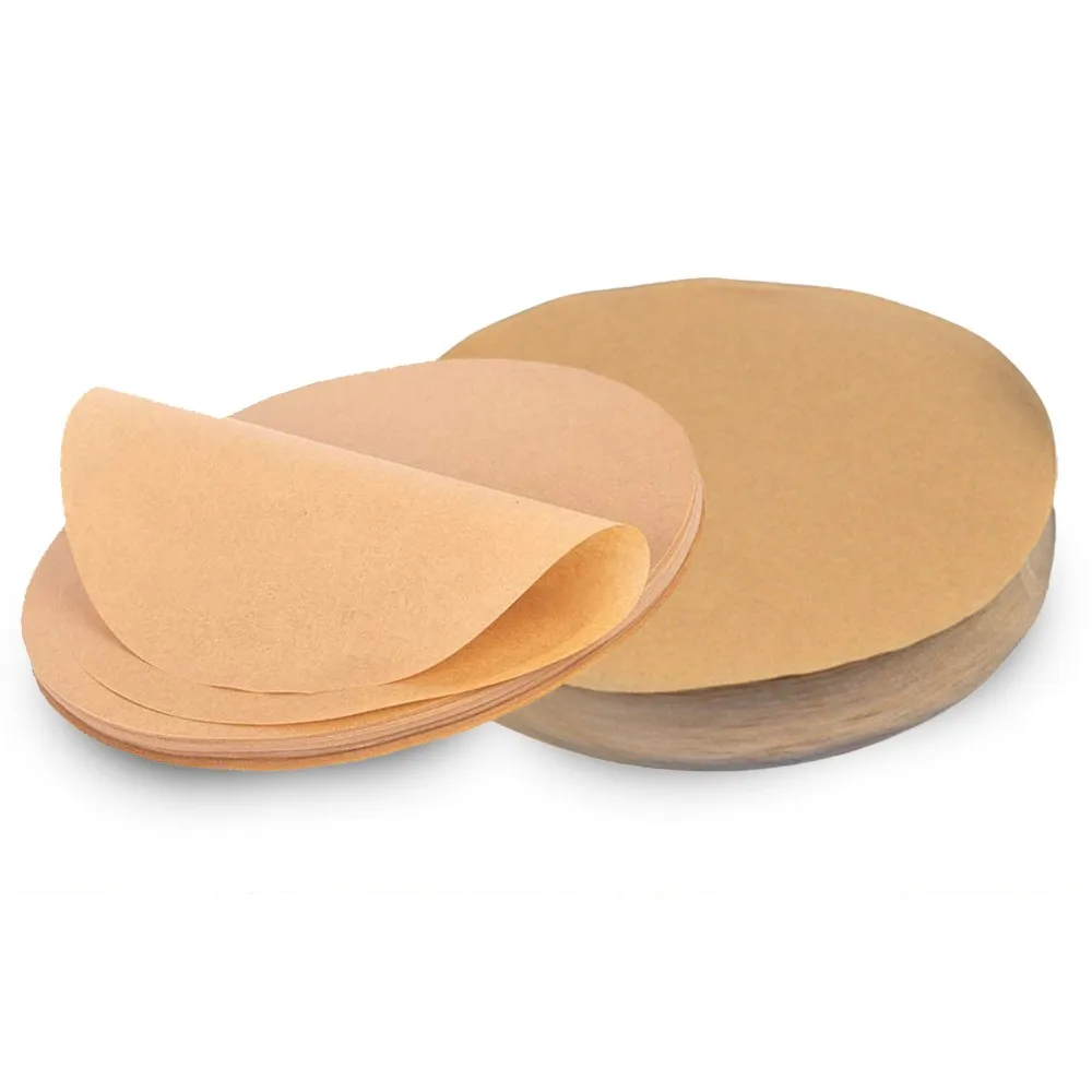 100Pcs Round Cake Release Paper Parchment Paper Baking Sheets Unbleached Non Stick Oven Bakeware Pastry Bread Cake Cookie Tool