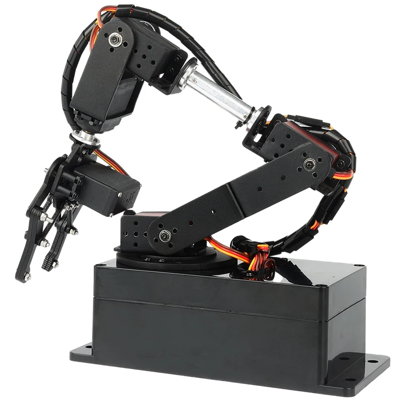 6dof Robot Arm Multi Dof Manipulator Robotics Grijper Klauw PS2 Controller Digitale Serco Voor Arduino Programmering