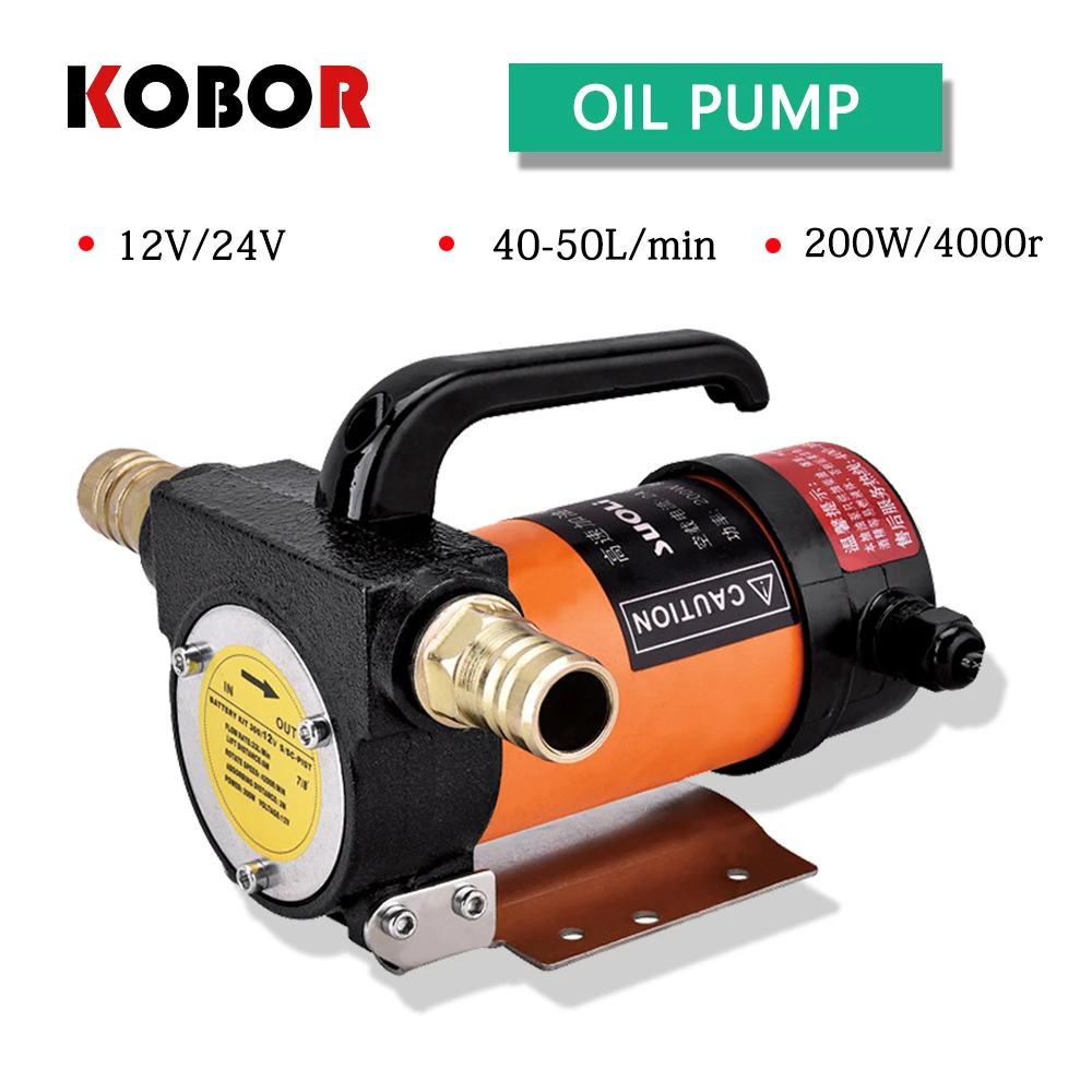 Mini Dc Electric Oil Pump 12v 200w 40l/min Oil Pump Diesel Kerosene Pump