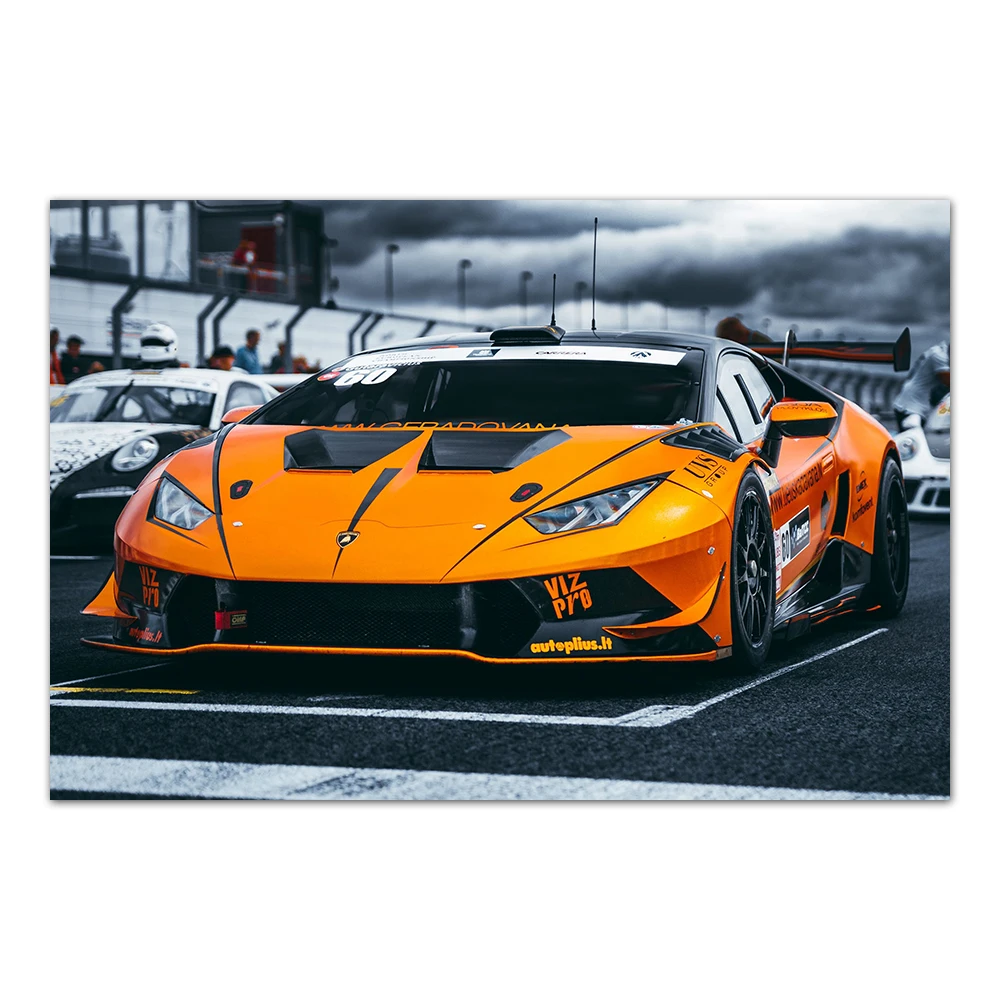 Lambo Sports Car Posters Prints Wall Art Unframed Canvas Paintings For Home Decor