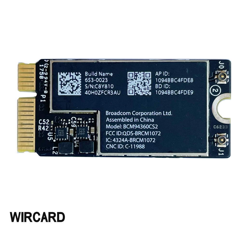 WIRCARD BCM94360CS2 Wireless-AC WIFI  BT 4.0  802.11ac Card For  11\