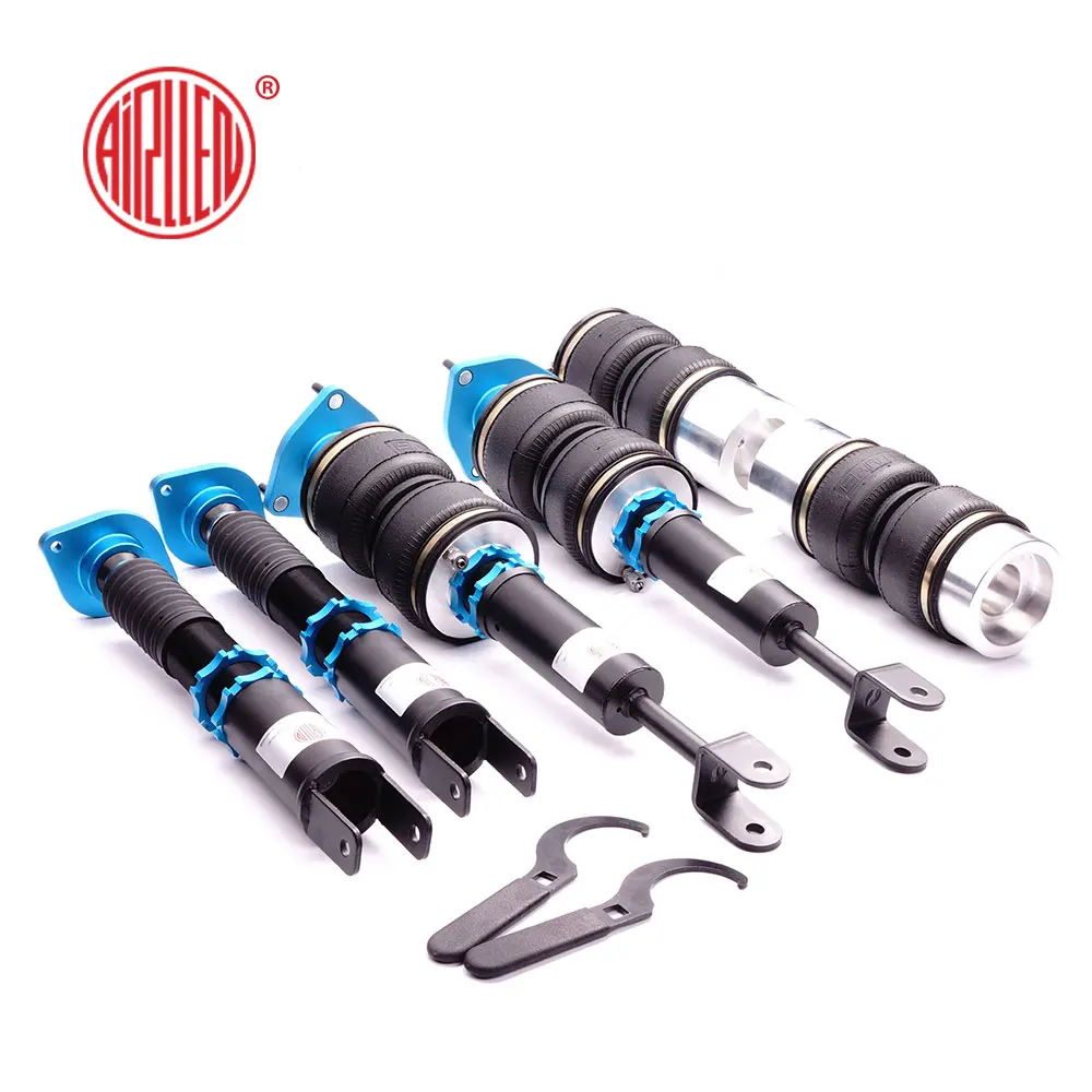 Airllen air suspension coil for Nissa n 350 z33  air spring+coil adjustable damping coilovers airbags+ shock absorber