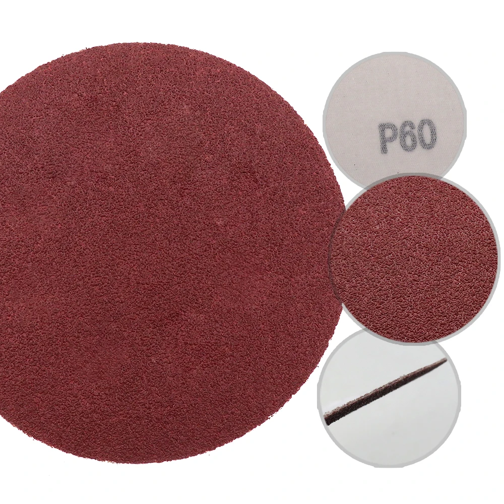 10PCS 5 Inch 125MM Aluminum Oxide Dry Sandpaper Sanding Discs  Hook Loop 60 to 2000 Grits For Stone, Furniture Wood Polishing