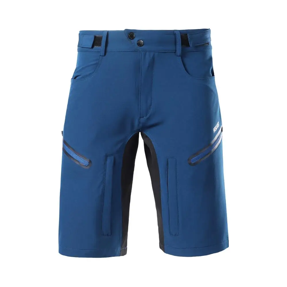 ARSUXEO-Homens soltos Fit Ciclismo Shorts, MTB Shorts, Shorts Mountain Bike, Esportes ao ar livre, caminhadas Downhill, calças curtas de bicicleta,