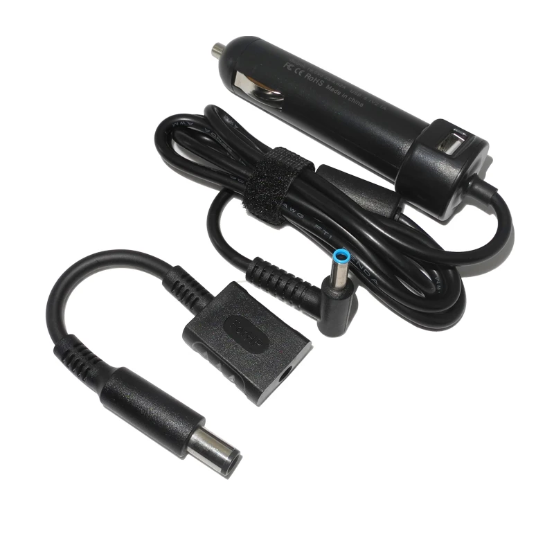 ユニバーサルカーおよびノートブック充電器,90Wラップトップ充電器,19vノートブック用,19.5v,アダプター,HP Pavilion dv4 dv5 dv6 envy 17