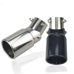 38-54mm einlass einstellbare fabrik verkauf Winkel verstellbare edelstahl automobil auspuff tip muffler schwanz kehle