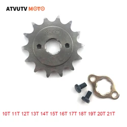 520 20mm 10 11 12 13 14 15 16 17 18 19 20T Front Engine Sprocket For Honda Lifan ZongShen YCF ATV Quad Dirt Pit Bike Buggy