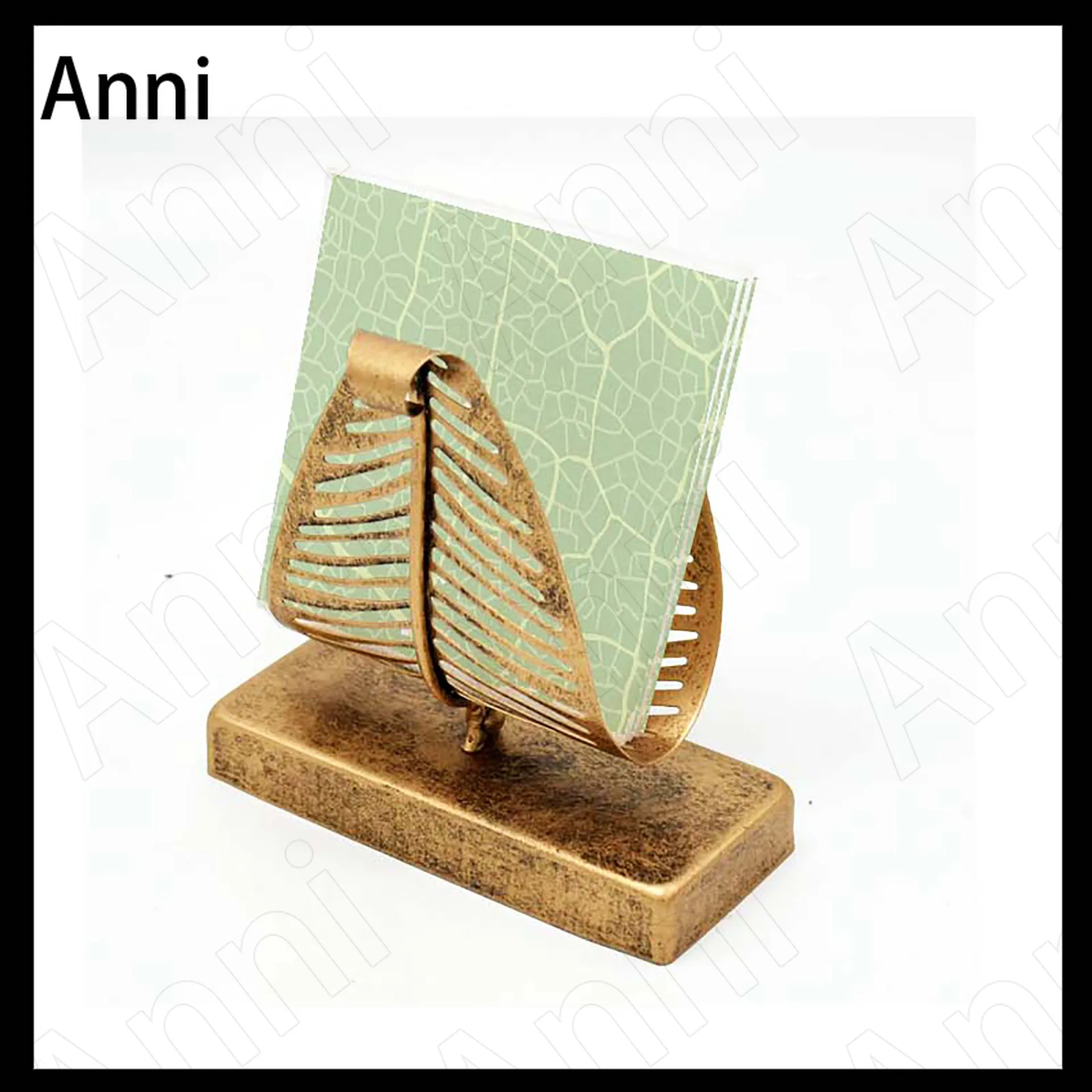 Creative Golden Leaf Tissue Holder American Pastoral Wrought Iron Simplicity Napkin Holder Restaurant Paper Towel Box Ornaments