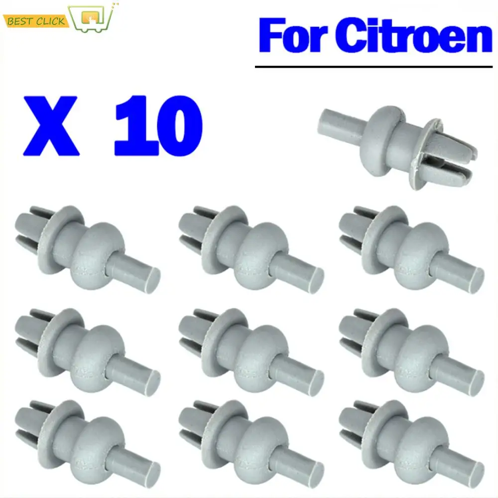 10Pcs Car Parcel Shelf Clips FOR CITROEN SAXO C2 C3 XSARA Picasso DS3 XM Rear Trunk Tray Boot Hook Cord String Strap Accessories