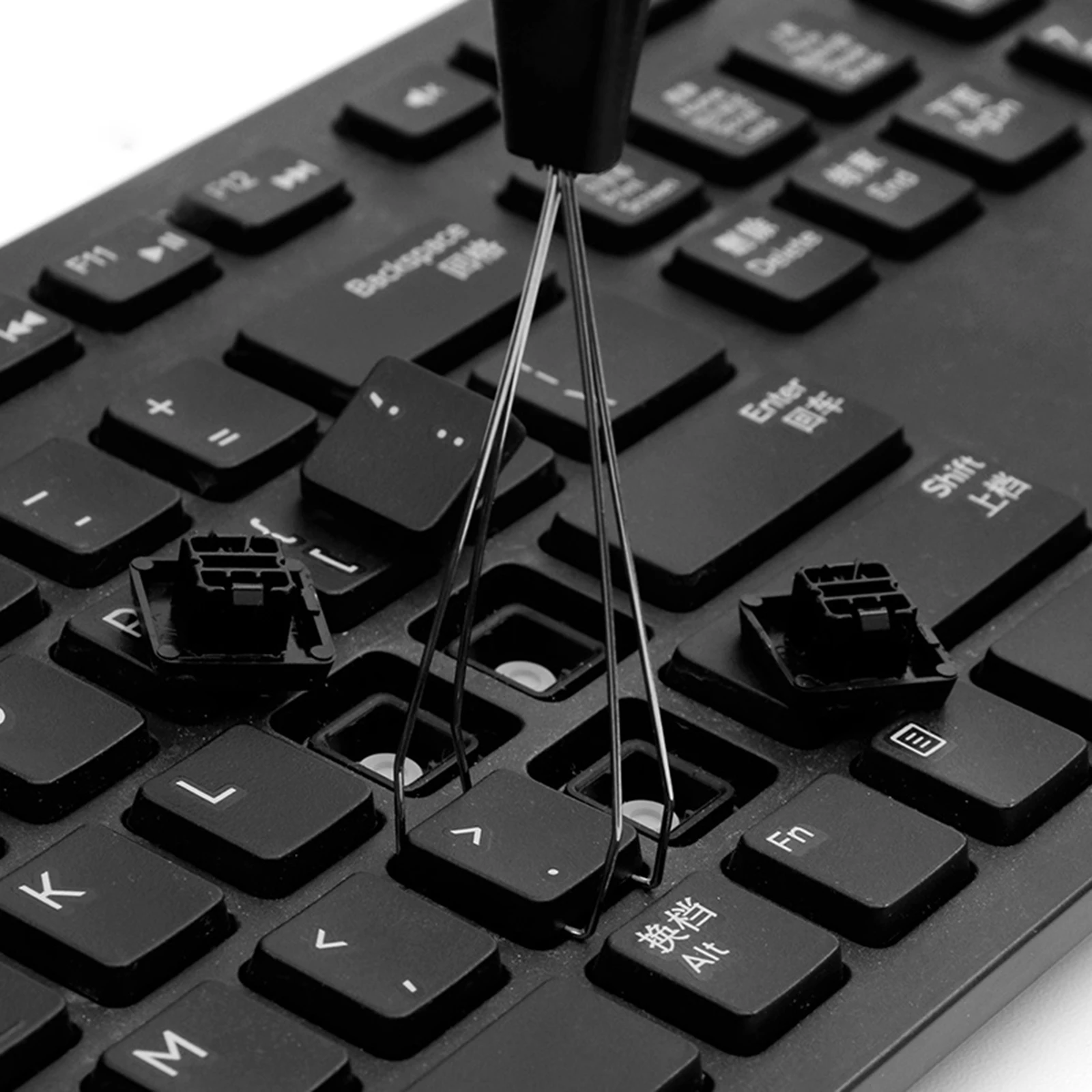 Mechanische Toetsenbord Keycap Puller Sleutel Starter Keycaps Puller Remover Tool Keyboard Dust Cleaner Aid Computer Randapparatuur Toegang