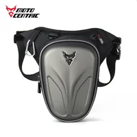 Bolsa lateral impermeable para pierna, riñonera informal para motociclismo al aire libre, riñonera para motocicleta, bolsa con cinturón de cadera de carcasa dura