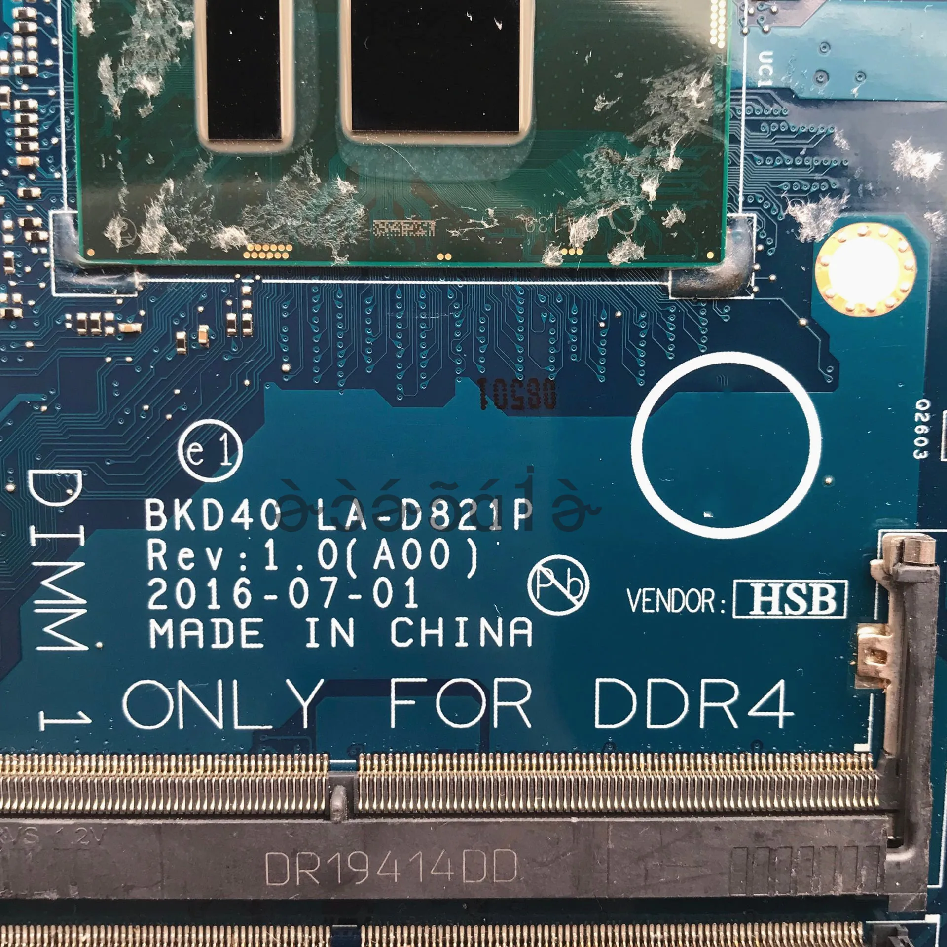 CN-0Y9NHV Dell Y9NHV UNTUK Dell 7460 7560 5468 5568 dengan SR342 I5-7200U CPU Laptop Motherboard LA-D821P N16S-GTR-S-A2 100% diuji