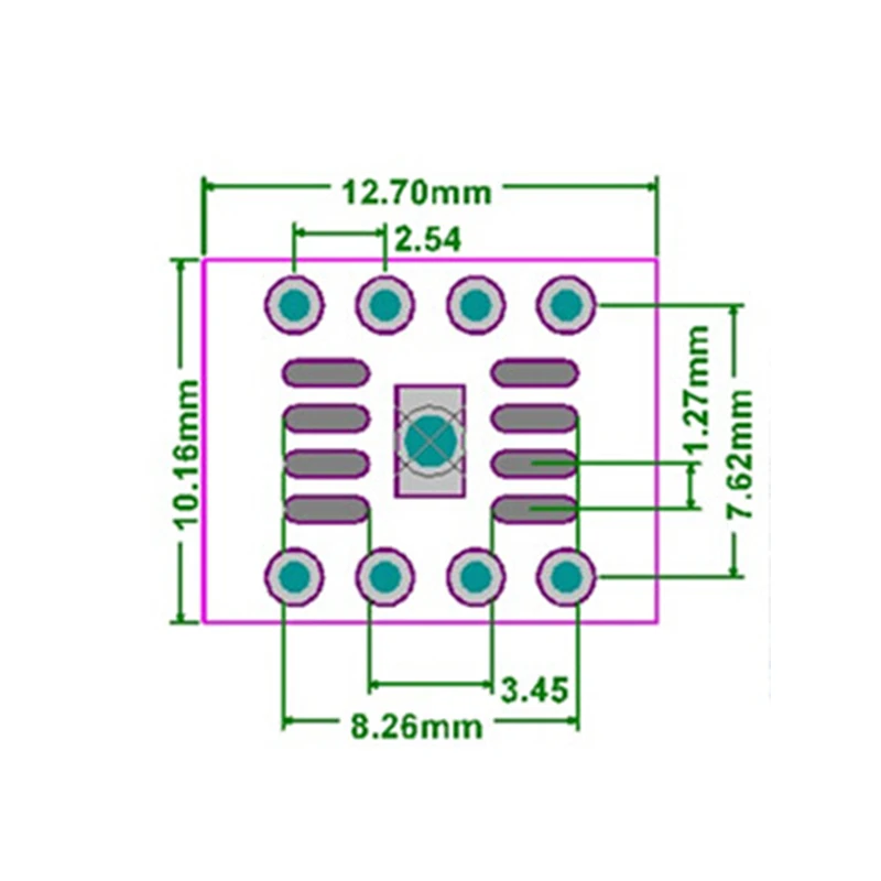 ดังนั้นSOIC8 SOP8 TO DIP8 ICอะแดปเตอร์SOP8 ซ็อกเก็ตทดสอบการทดลองBOARD SMD