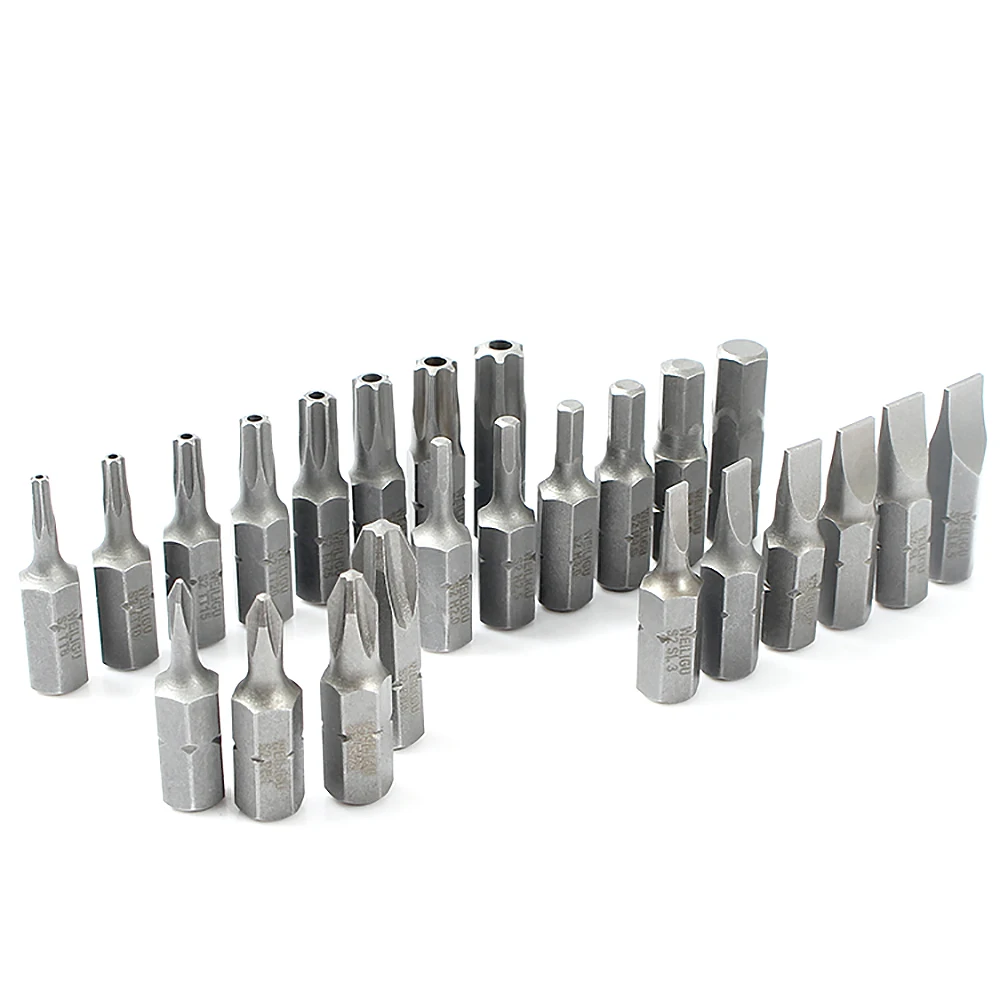 1 X Bits Für Schraubendreher Set S2 Torx Sl Hex Key Drive Bit Hohe Drehmoment 25mm Lange Elektriker Schraubendreher auto Werkzeuge Set Für Home