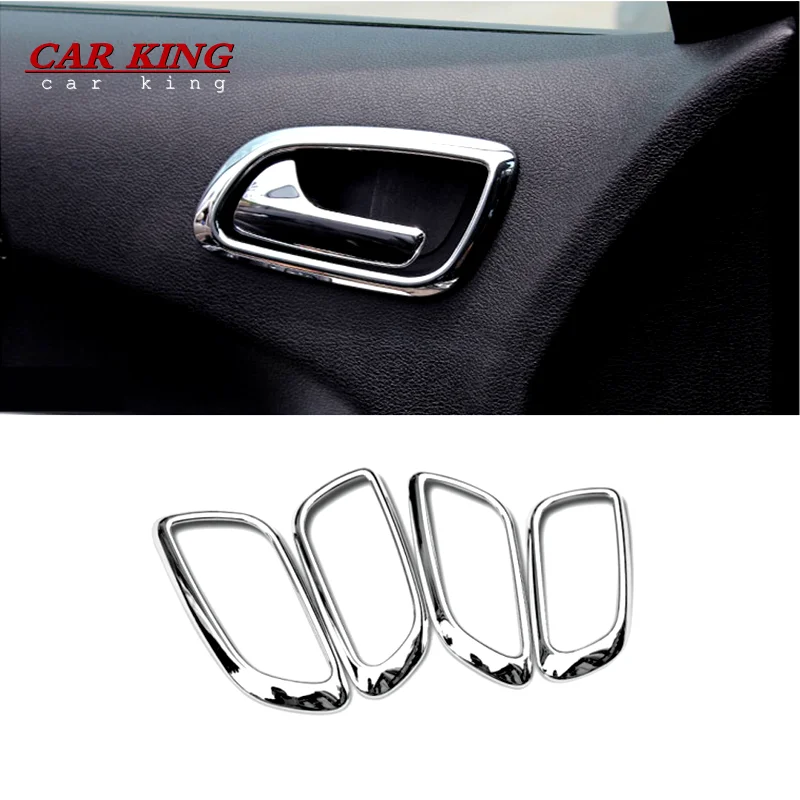 

ABS Chrome Inner Door Handle Bowl Cover For Dodge Journey JUCV Fiat Freemont 2011 2012 2013 2014 2015 2016 2017 2018 Accessories