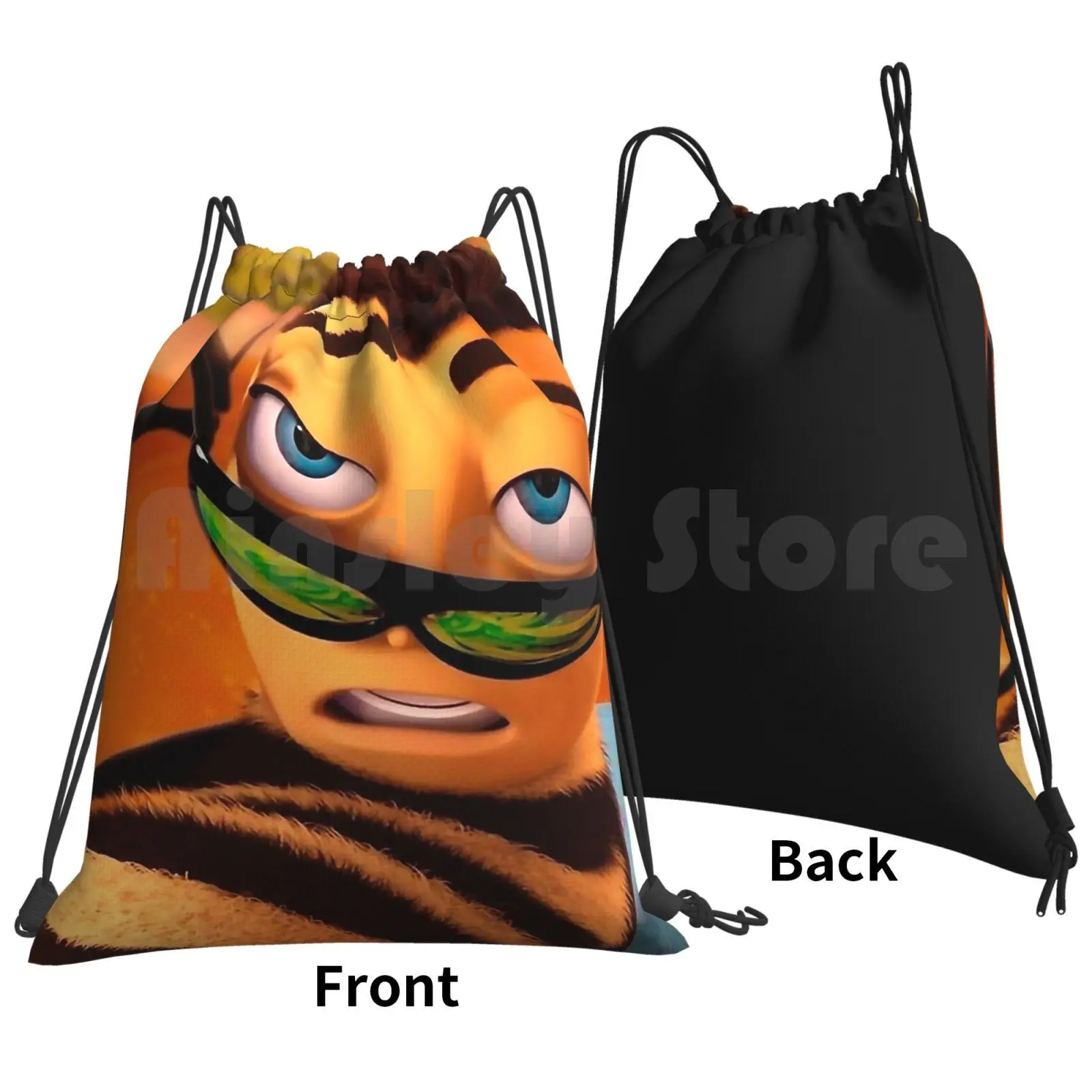 Barry Benson Bee Movie Meme Backpack Drawstring Bags Gym Bag Waterproof Barry Benson Barry B Benson Barry Bee Benson Bee