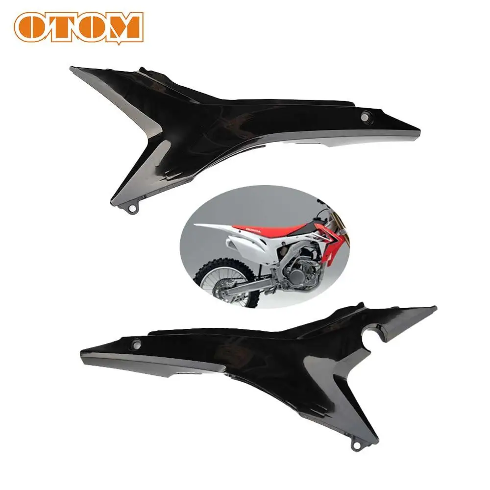 

OTOM New Air Box Cover Rear Air Box Guard Side Panel Motocross Fairing For HONDA CRF250R CRF450R 14-17 Dirt Pit Bike MX Enduro