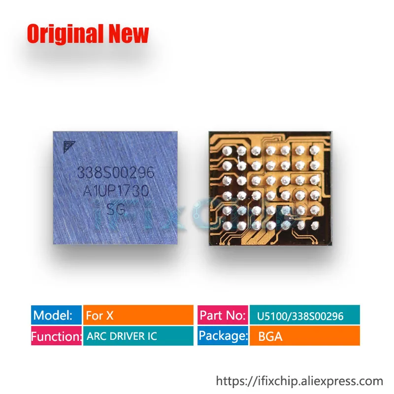 2pcs -10pcs/lot U5100 338S00296 CS35L26C-A1 For iphone X ARC DRIVER IC Chip U4900 U5102