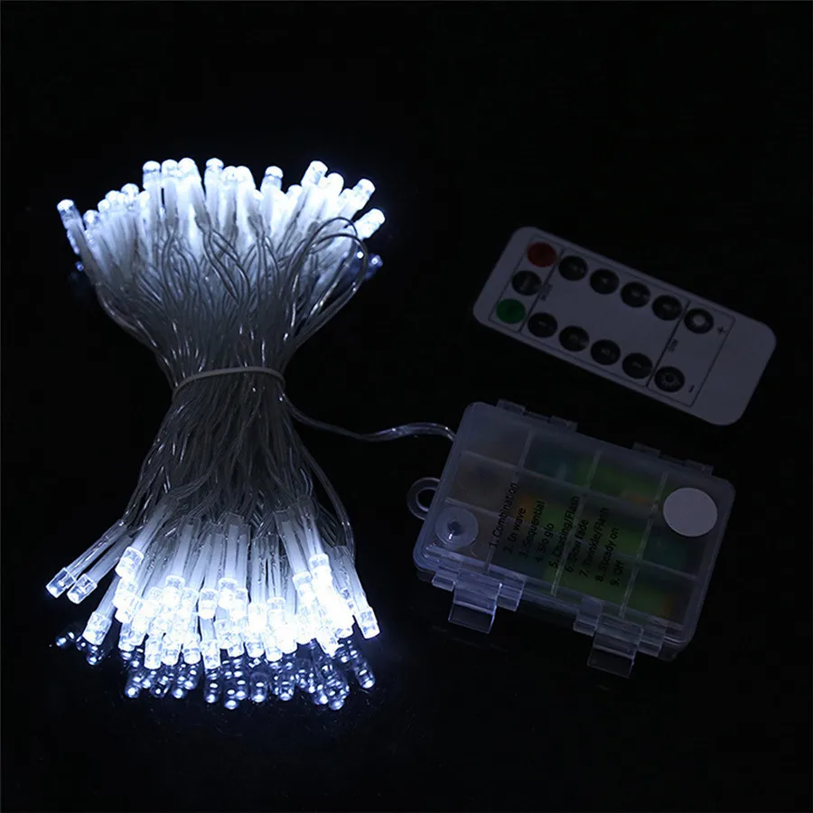 160 Leds Waterproof Led String Light 8 Modes Portable Home Decoration Wedding Birthdy Party Atmosphere Lighting KTV Bar