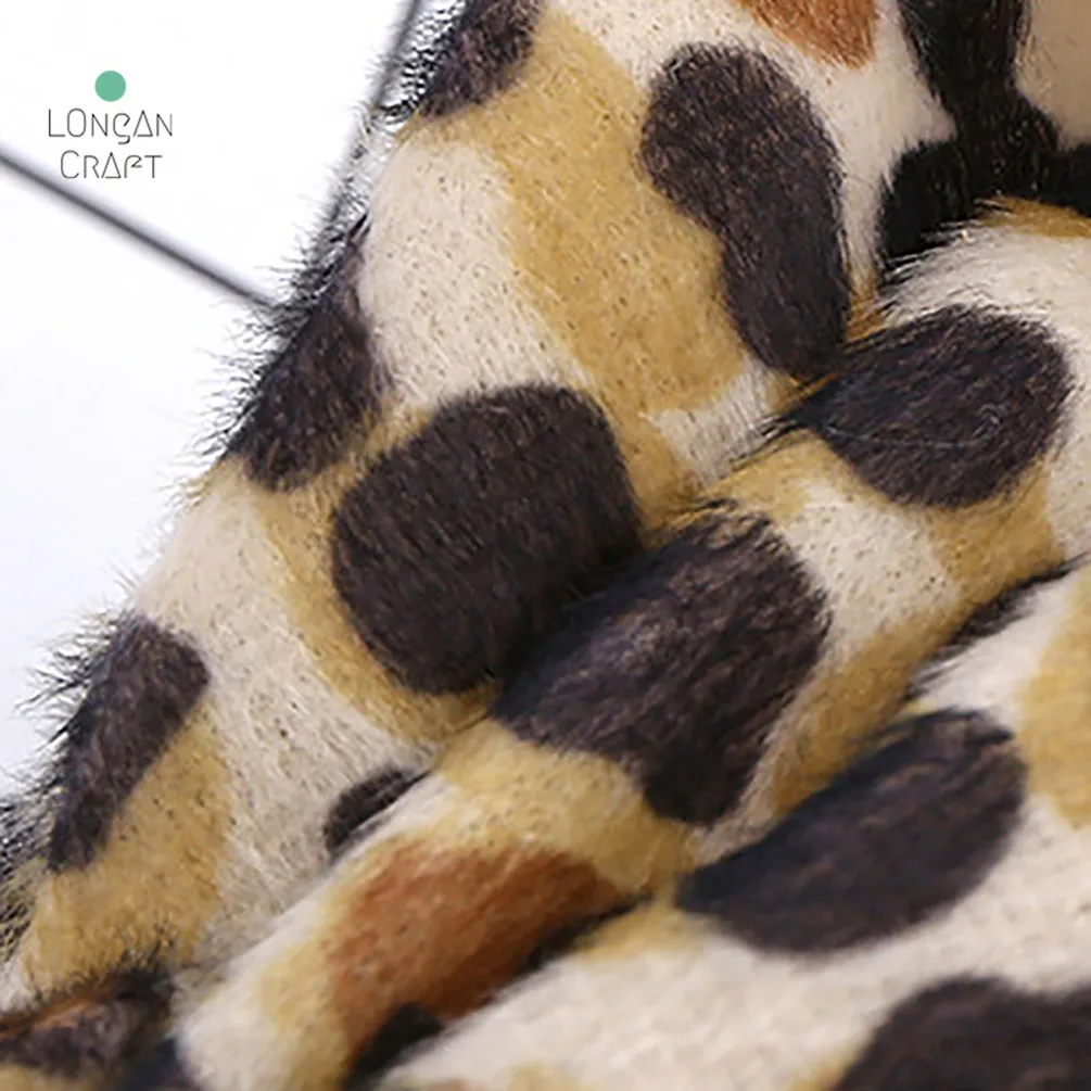 50cmX150cm Leopard Striped Zebra Pattern Cloth Animal Print Short Plush Fabric For DIY Garment Toy Pillow Decorative Fabrics