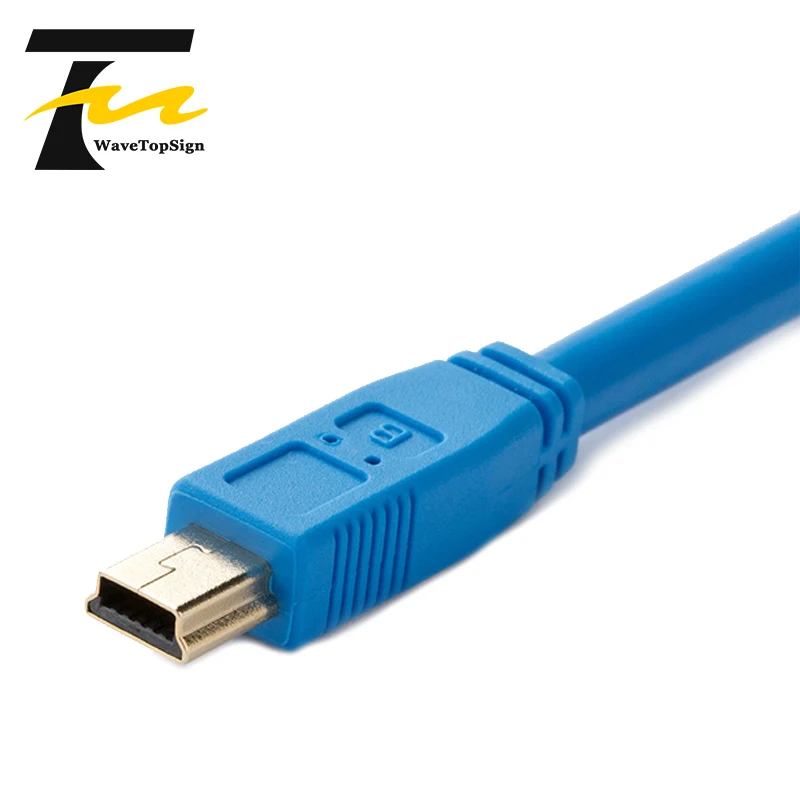wavetopsign PLC Programming cable Data Download Cable USB-Q06UDEH Q03CDE  Mini Port for Mitsubishi Q series