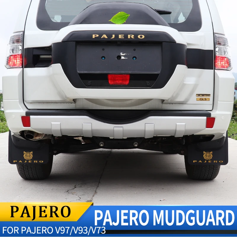 Mudflaps For Mitsubishi Pajero Fender V93 V97 Mud Flap Guards Pajero Mudguard Fenders Car Modification Accessories