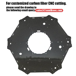 Customized Carbon Fiber CNC Cutting Plate Service DIY Carbon Fiber Sheet Plate CNC Machining Precision Carving