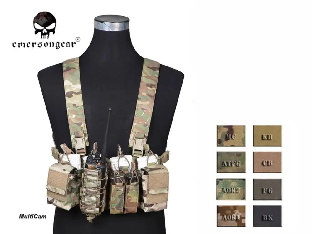 

EmersonGear-D3CR Tactical Chest Rig, Airsoft Combat Vest, EM7442