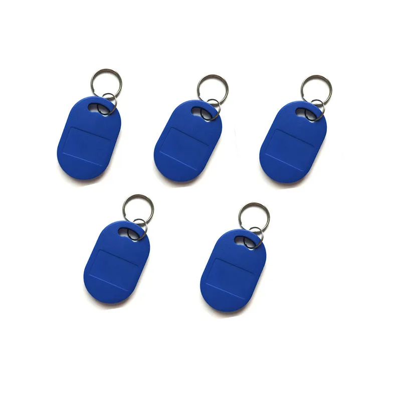 10pcs IC+ID UID Rewritable Composite Key Tags Keyfob Dual Chip Frequency RFID 125KHZ T5577 EM4305+13.56MHZ Changeable Writable