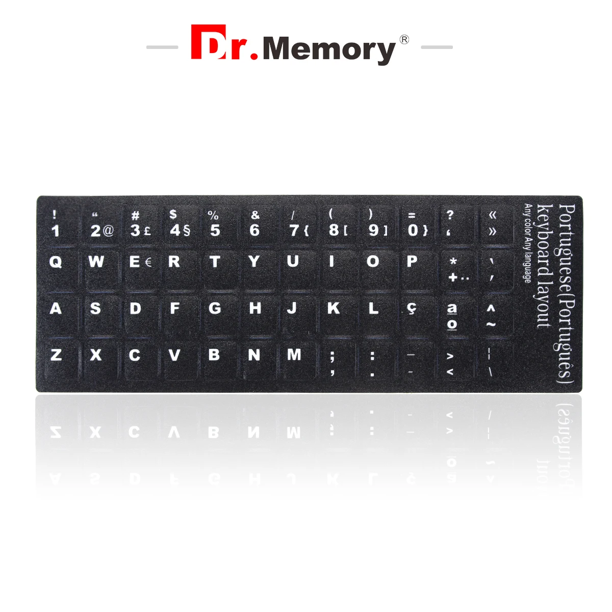 Portuguese Keyboard Stickers Letter Alphabet Layout Letter Replacement  For Notebook Laptop Desktop