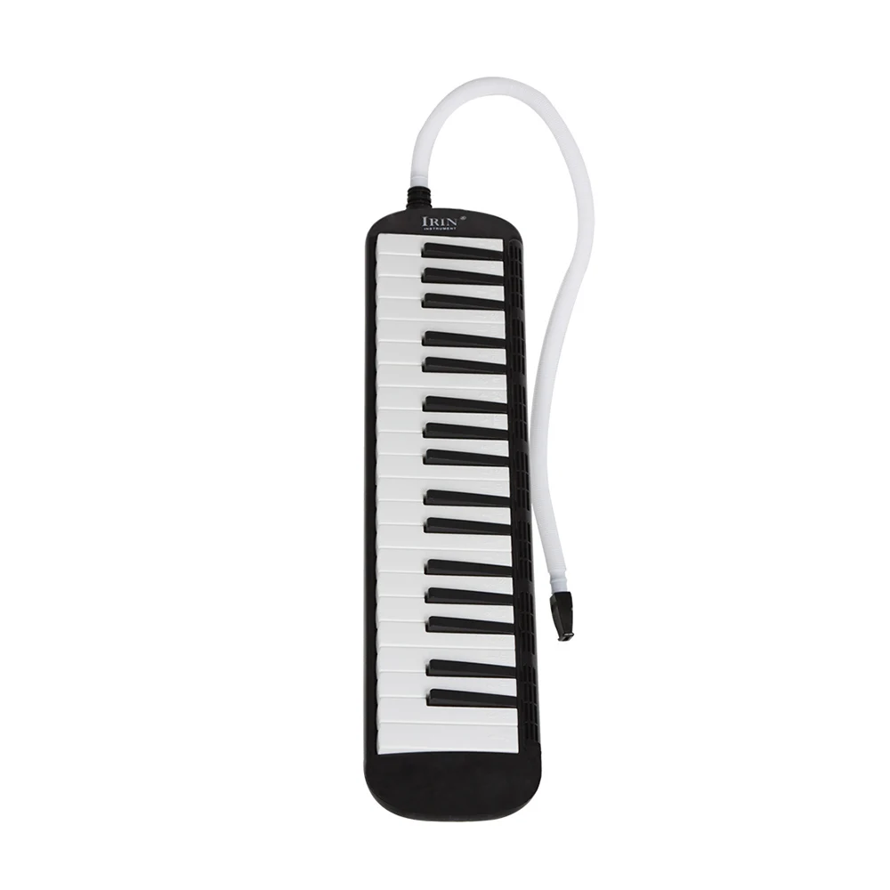 32/37 Keys Melodica Flexible Tube Pianica Mouthpiece ABS Plastic Melodica Accessories Black Musical Instrument Replacement Parts