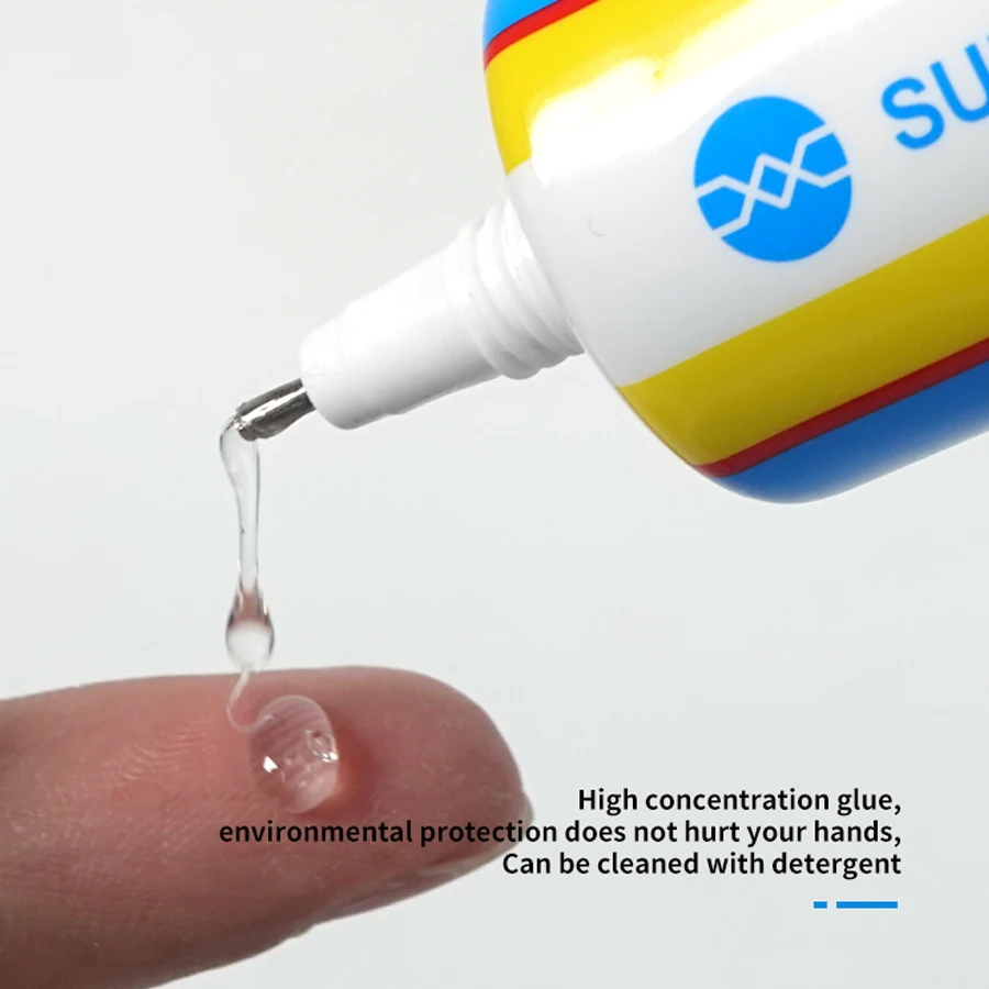 Прозрачный черный клей SUNSHINE, многофункциональный клей для ювелирных изделий, канцелярских принадлежностей, для ремонта экрана телефона