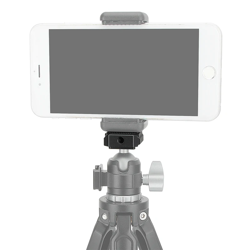 CAMVATE Universal Base Mount Square Block With 1/4"-20 Thread Hole And Built-in Shoe Mount Adapter For Support Tripod / Monitor