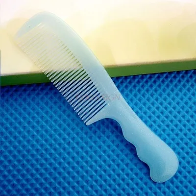 2pcs Luminous Comb In The Comb Comb Cooked Rubber Is Not Easy To Break Hair Long Hair Perm Curly Plastic Comb Sale