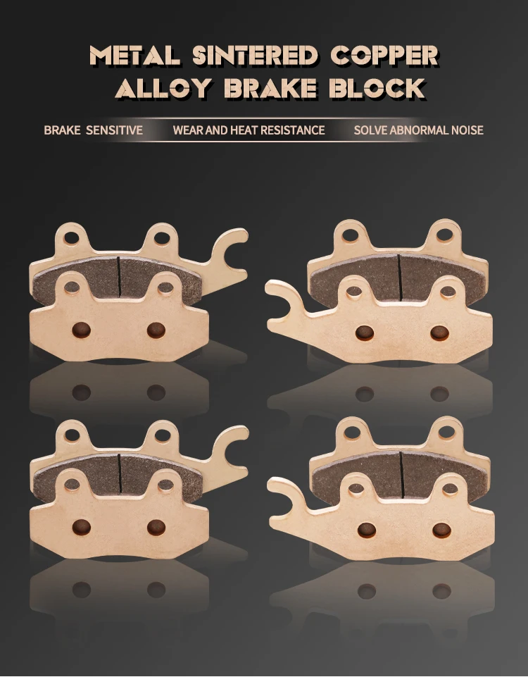Motorcycle Front Rear Brake Pads For Kawasaki NINJA 250 300 400 Z250SL Z250 SL Ninja 250R EX300 Z300 Ninja400