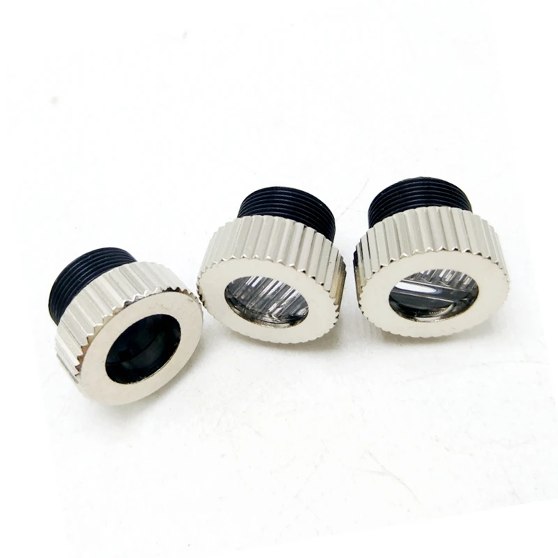 3pcs Laser Lens (1 Dot+1 Line+1 Cross)  200nm-1100nm Laser Optical Lens with M9 P0.5 Frame & Metal Cap