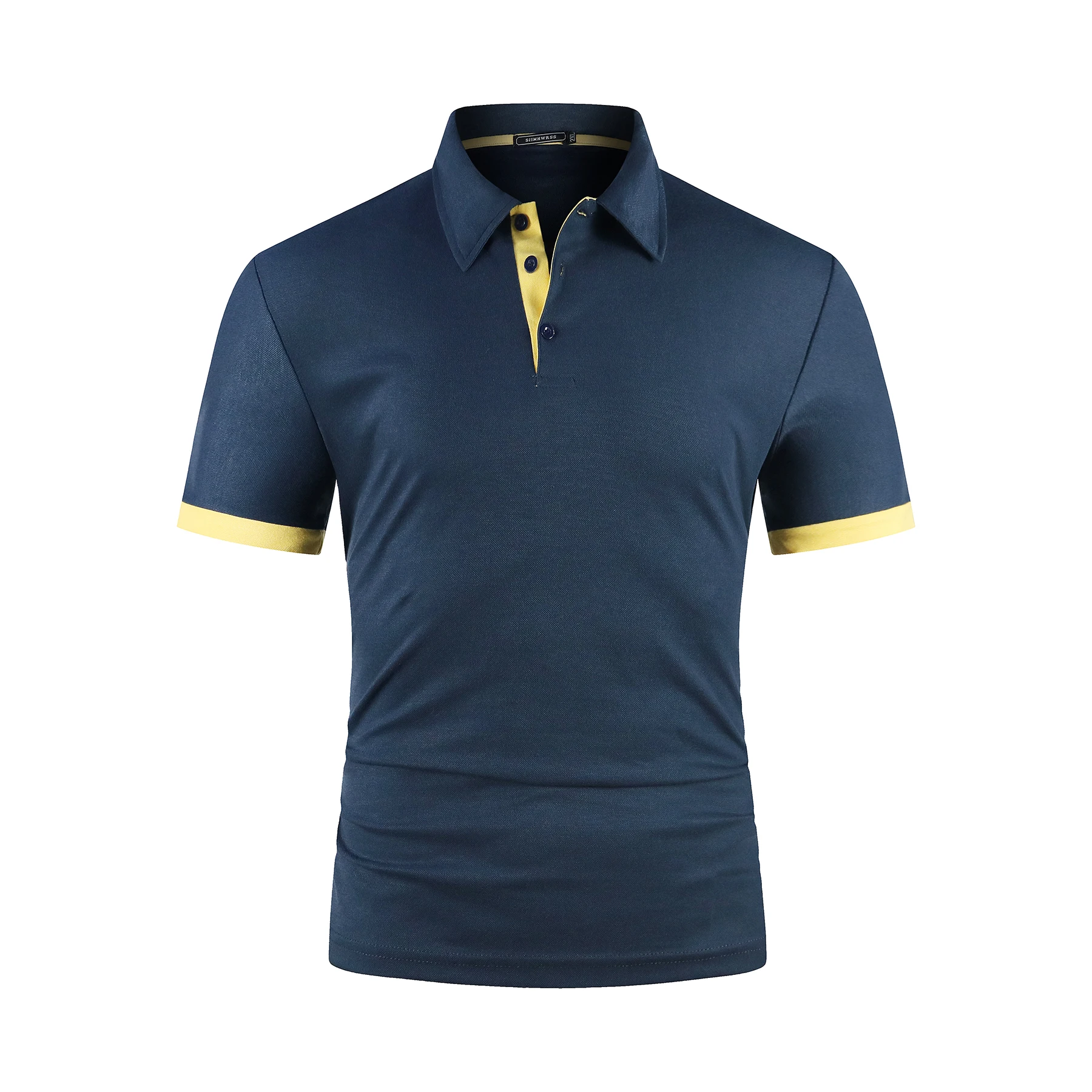 Männer Polo Männer Shirt Kurzarm Polo-Shirt Kontrast Farbe Polo Neue Kleidung Sommer Streetwear Casual Mode Männer tops – Detail 6