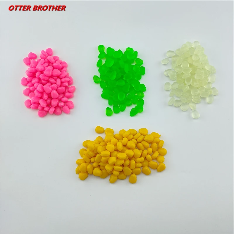 50pcs/lot Colored Pop Up Carp Fishing Boilies Flavoured Grass Carp Bait 0.4g/pcs Floating Corn Soft Pellet Lure Creamy Corn