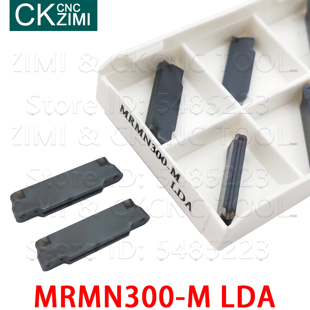Inserti circolari del carburo della scanalatura del doppio LDA di MRMN300-M che scanalano gli inserti del carburo per gli utensili di tornitura dell'acciaio inossidabile MGEHR MGIVR MRMN