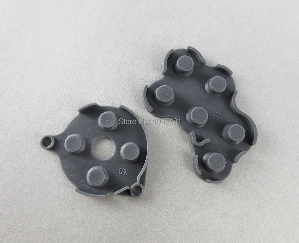 60 juegos de teclados de botón adhesivos de goma conductora de silicona para controlador XBOX botón adhesivo conductor