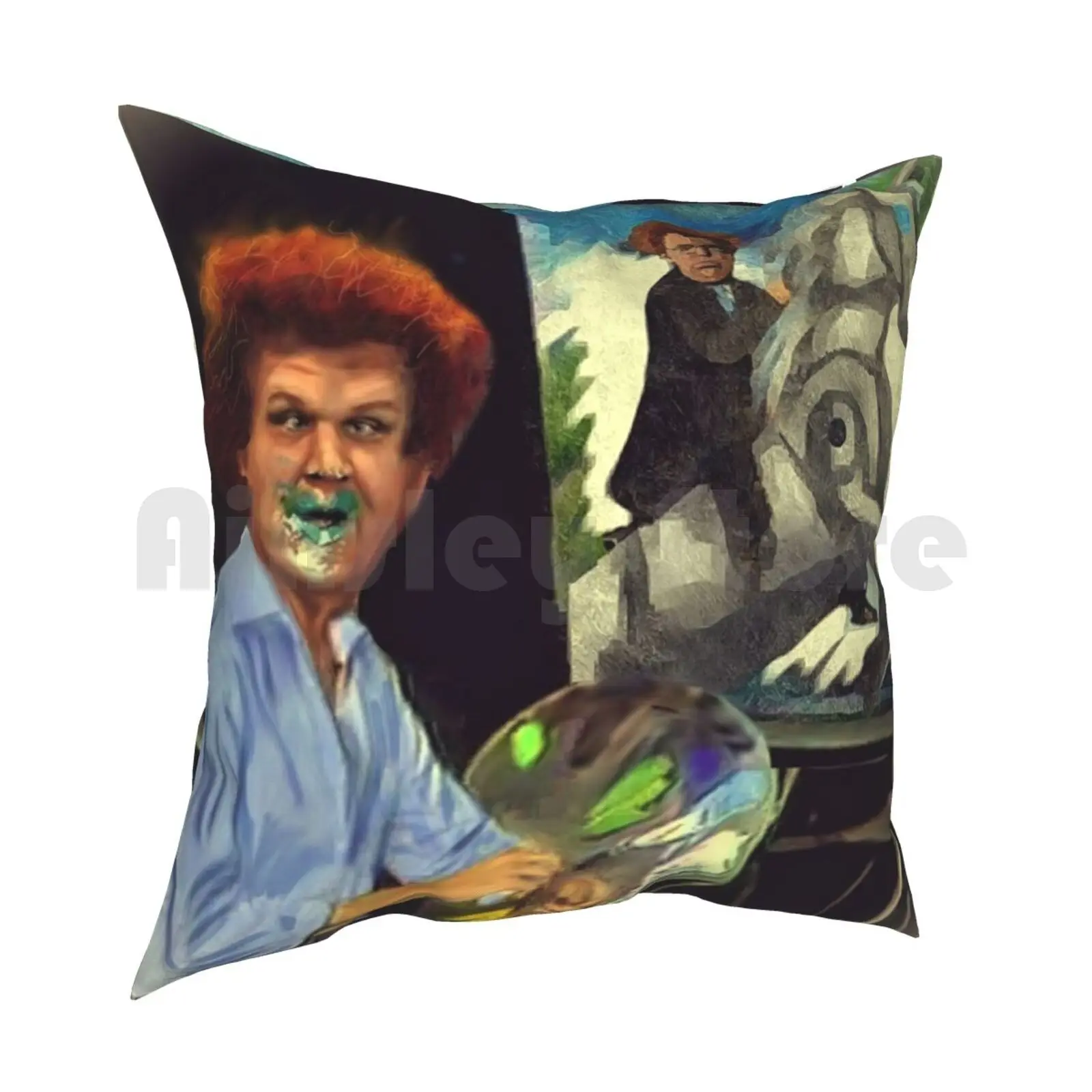 Steve Brule Paints Pillow Case Printed Home Soft DIY Pillow cover Steve Brule Tim And Eric Awesome Show Great Job Parody